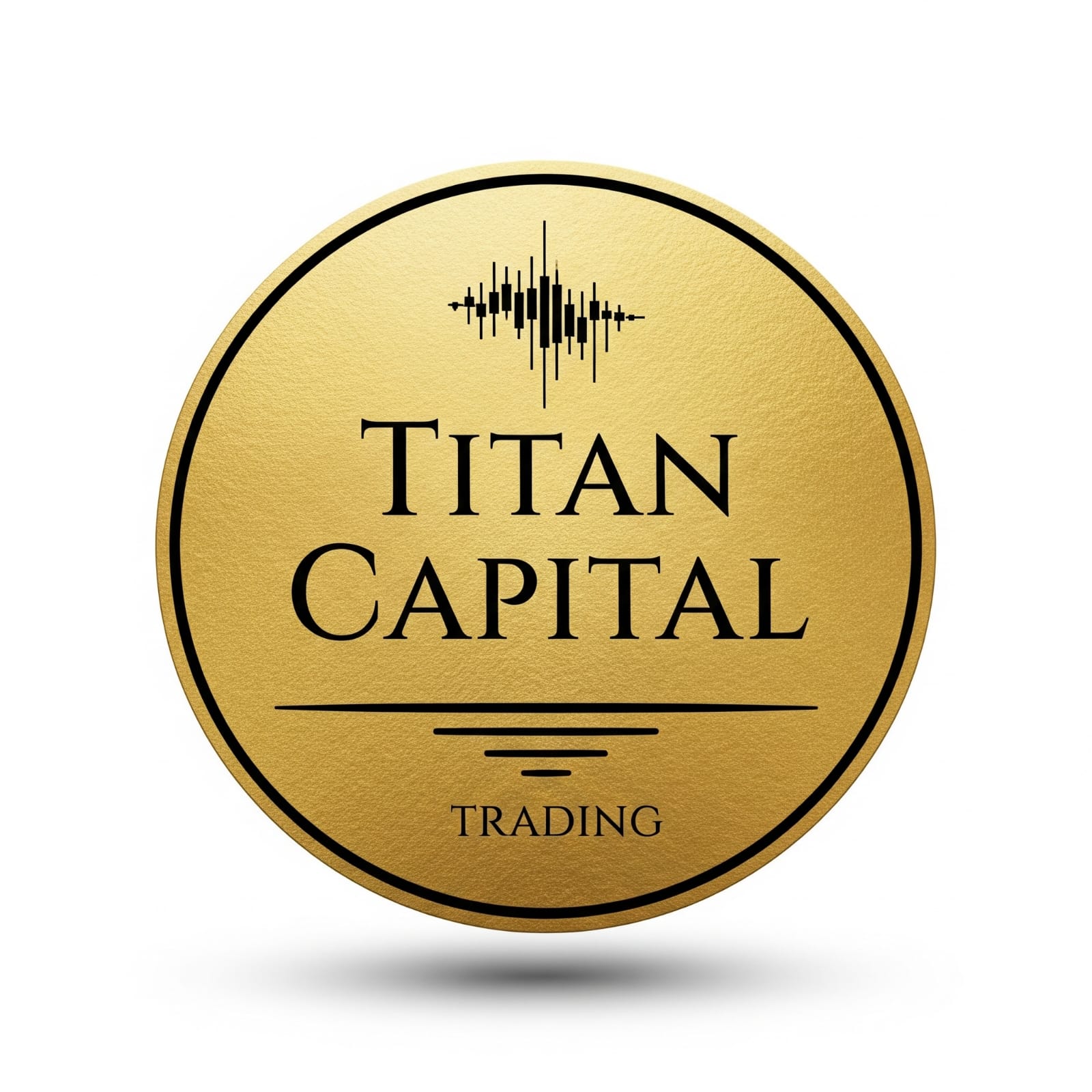 Logotipo circular de Titan Capital